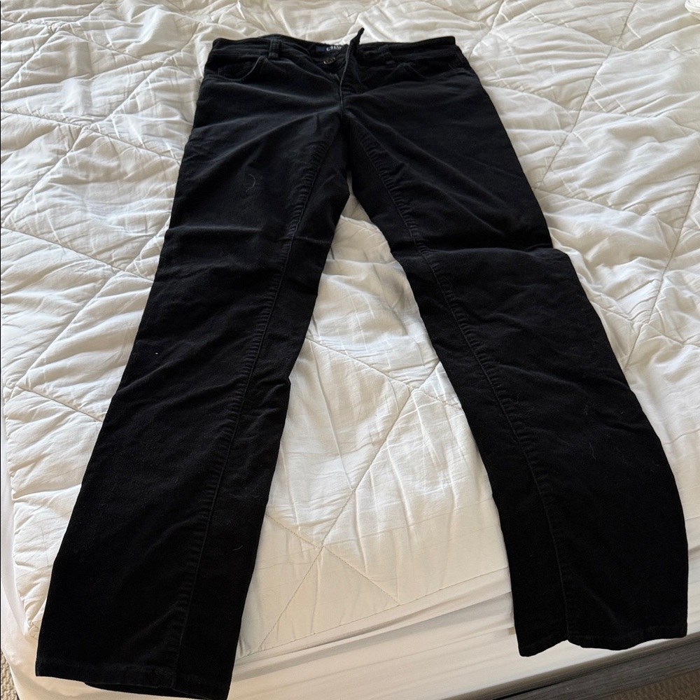 Chaps Women's Classic Black Straight Leg Jeans